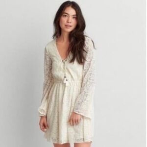 American Eagle Lace Boho Dress